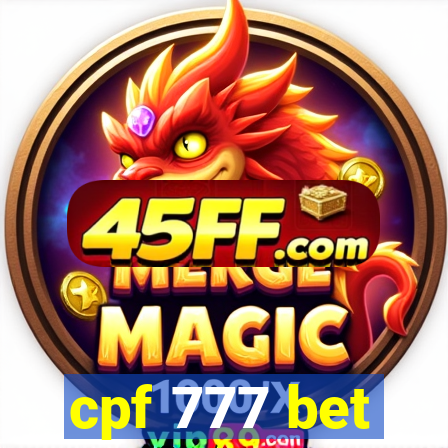 cpf 777 bet